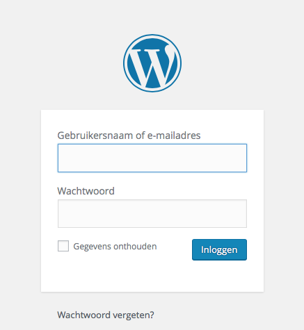 admin login wordpress