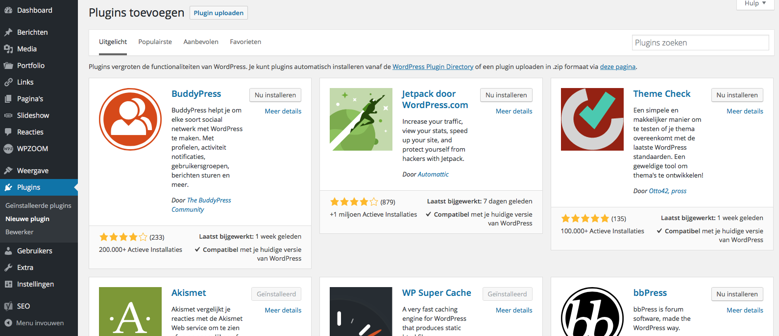 plugins wordpress zoeker